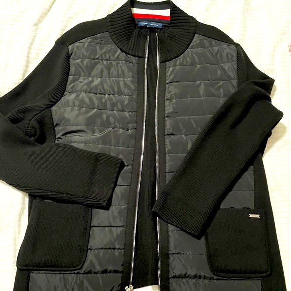 Tommy Hilfiger Womens Puffer Front Sweater lightweight jacket - never used - Picture 2 of 7